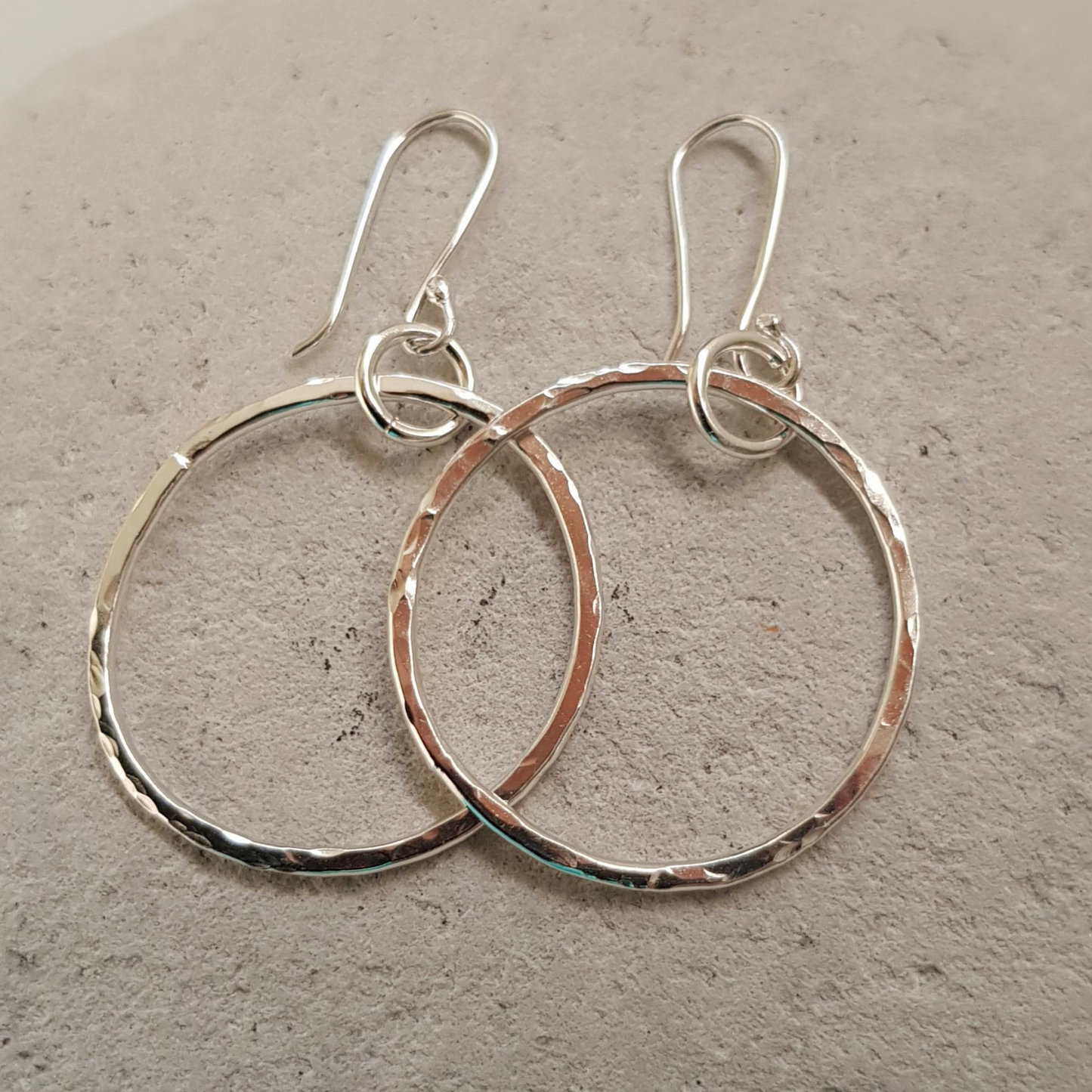 Sun earrings, round