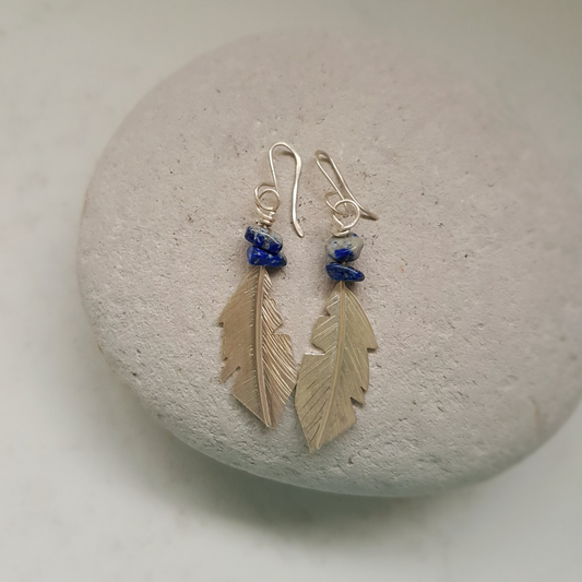 Feather earrings