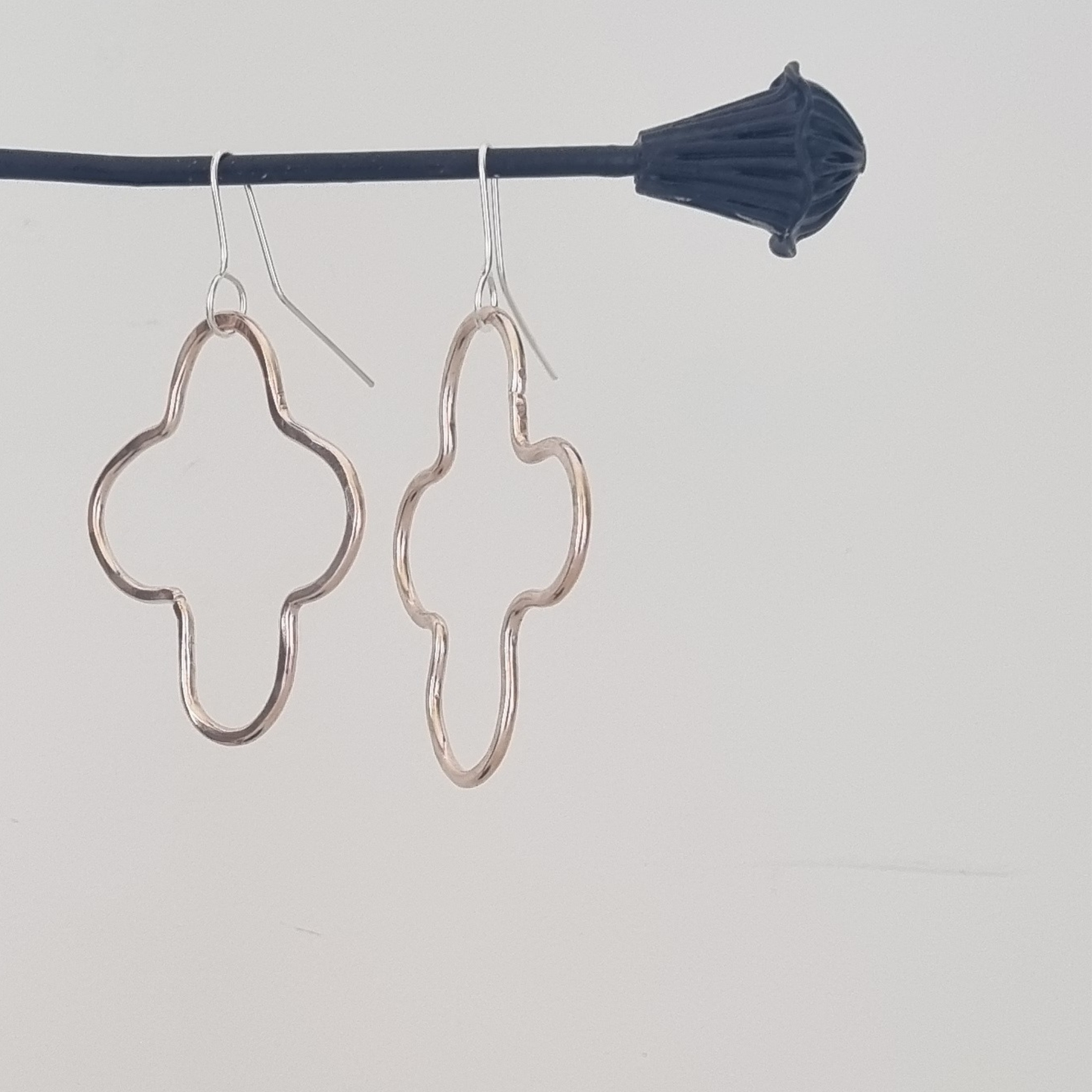 Cloud earrings in copper