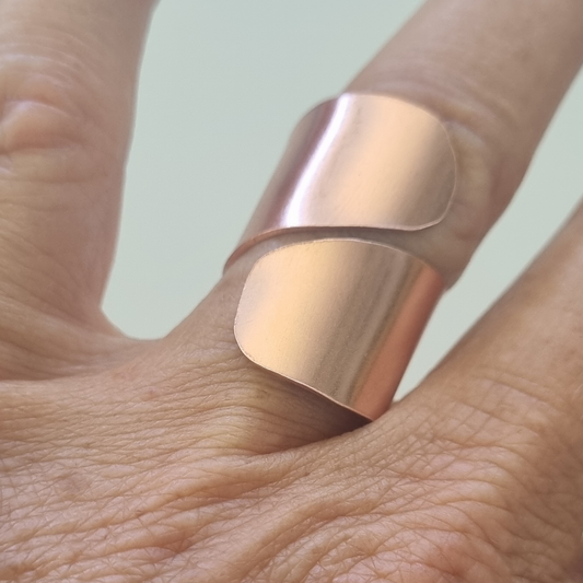 Curl ring copper