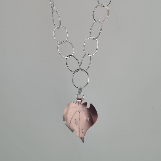 Kawakawa leaf necklace